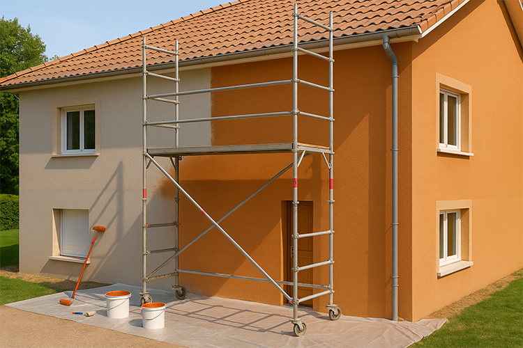 Peinture extérieure façade maison Île-de-France - Mistral Pro Reno